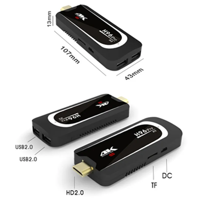 KuWfi2G/16G Android 7 1 ТВ приставка ключ Amlogic S905X четырехъядерный 2 4G 5G Wifi мини-ПК BT 4 0 4K HD