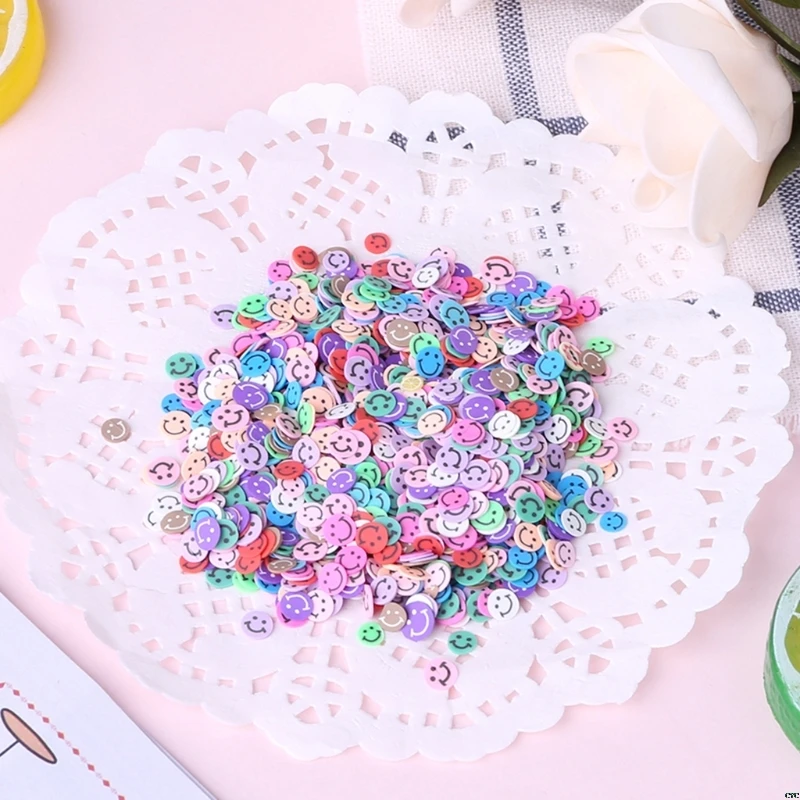 Новинка 1000 шт Полимерная глина игрушки DIY Фрукты клейкие аксессуары желе грязи рук жевательная резинка