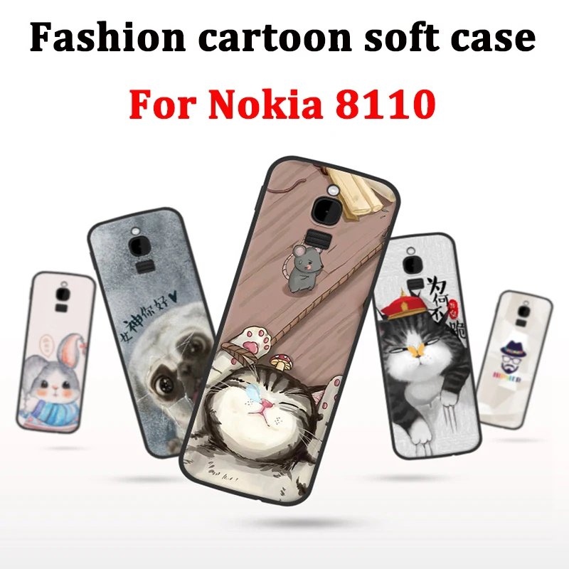 2 шт. для Nokia 8110 чехол мягкий чехол Nokia8110 задняя крышка для Nokia TA-1059 телефонные чехлы coque для Nokia TA1059