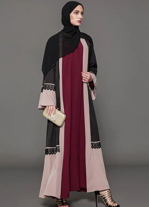 Модное повседневное кружевное платье для взрослых S-5XL турецкое женское