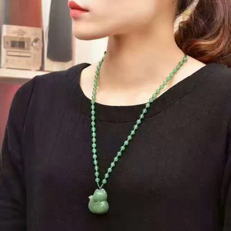 Кулон с лисичкой на удачу от злых духов Защита тела символ ожерелье | Украшения и