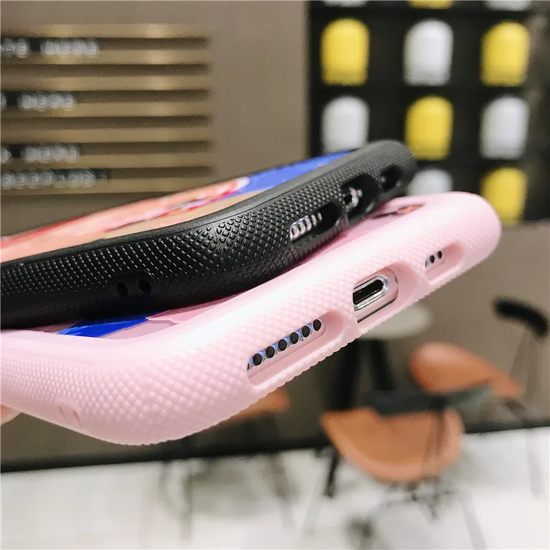 TPU+ PC двусторонний помощи чехол для iphone X XR XS MAX 7 8 плюс 6 6s милые даффи ShellieMay аниме Gelatoni StellaLou чехол