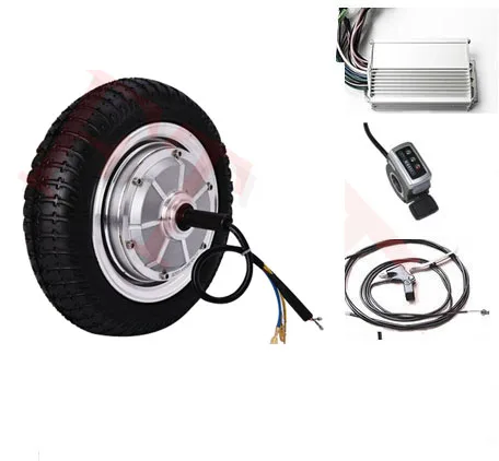 9 &quot350 W 36v одиночный вал Электрический колесный мотор комплект электрический