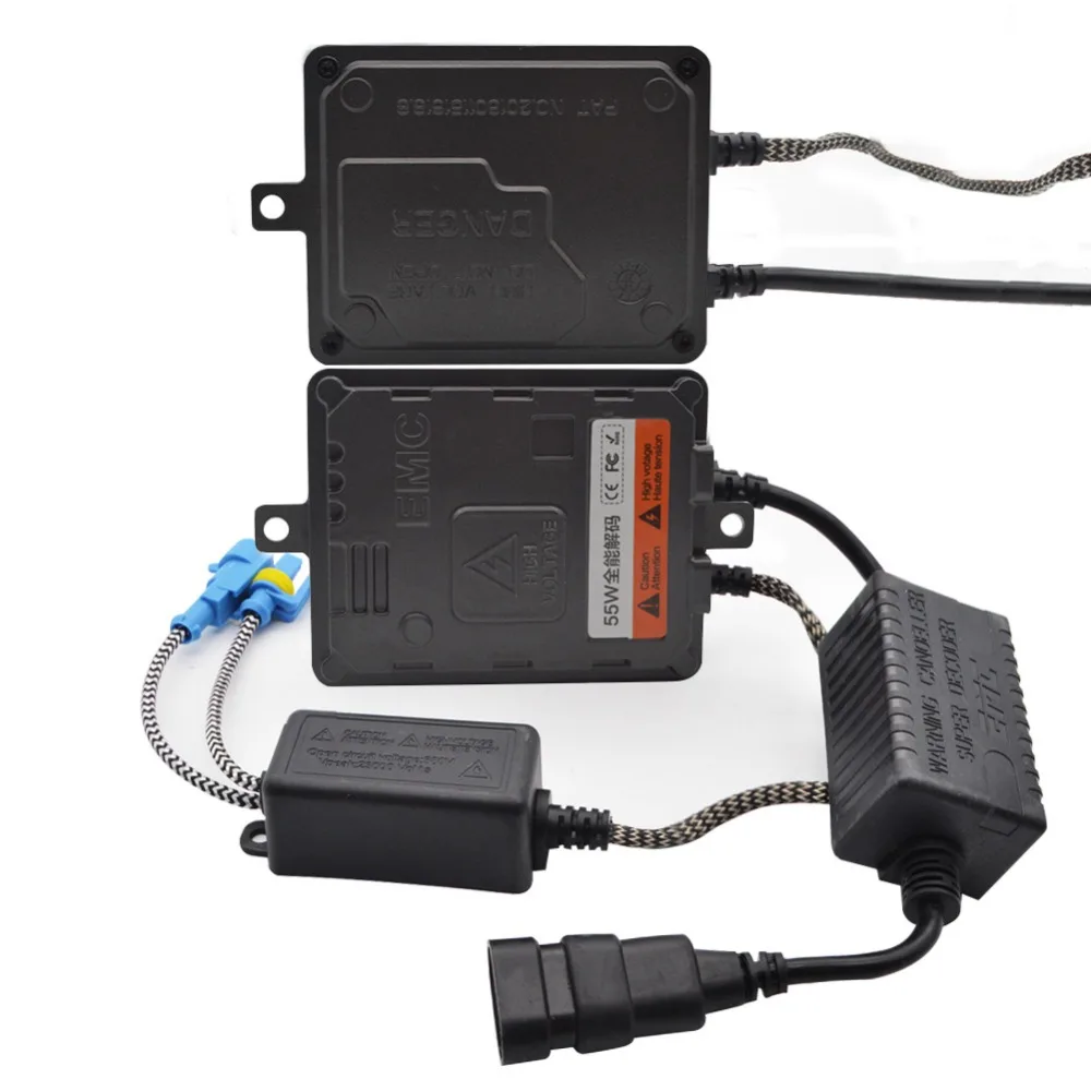 Ксеноновые HID балластные фары Safego 1 шт. 55 Вт тонкие Сменные ксеноновые черного