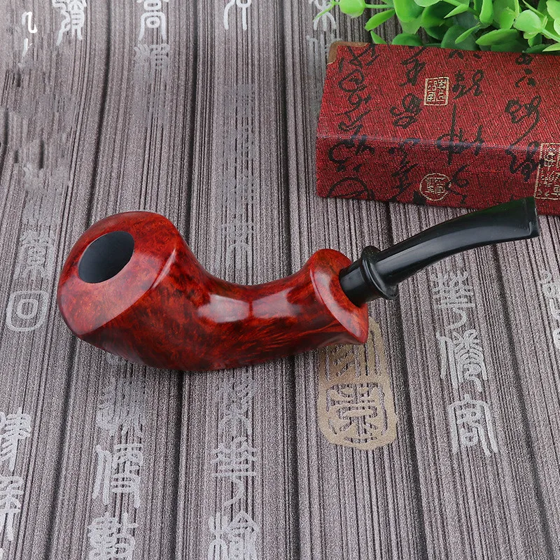 

Photinia Pipe Removable Solid Wood Pipe Exquisite Gifts