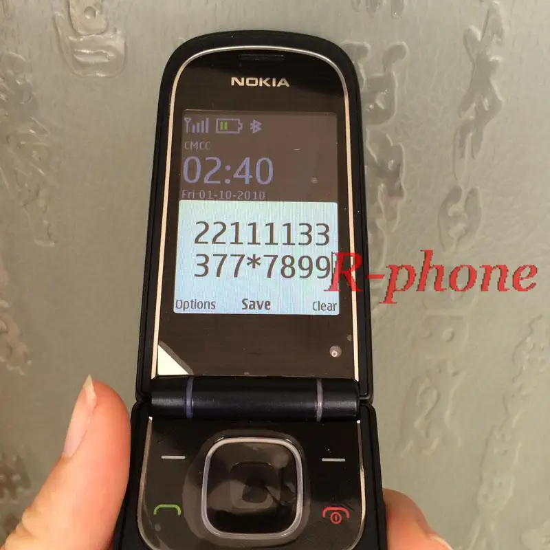 Отремонтированный Мобильный телефон Nokia 3710f 3710 раз разблокировка Bluetooth 3g мобильный телефон Английский Русский Арабский Иврит Клавиатура