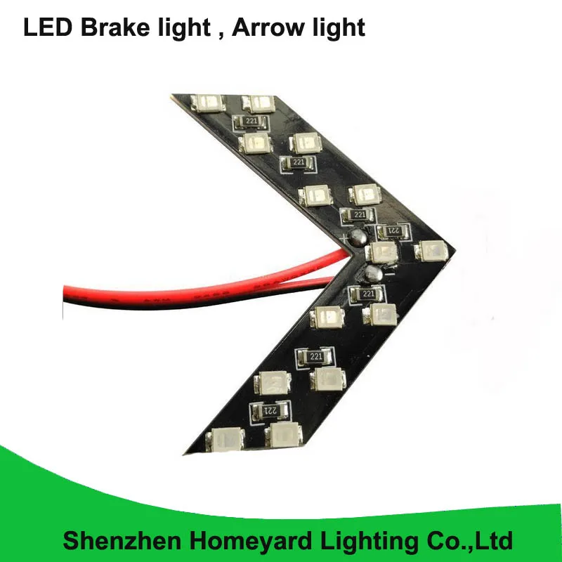 Homeyard 2 шт. универсальные подходят ультра тонкие 14-SMD боковые зеркальные