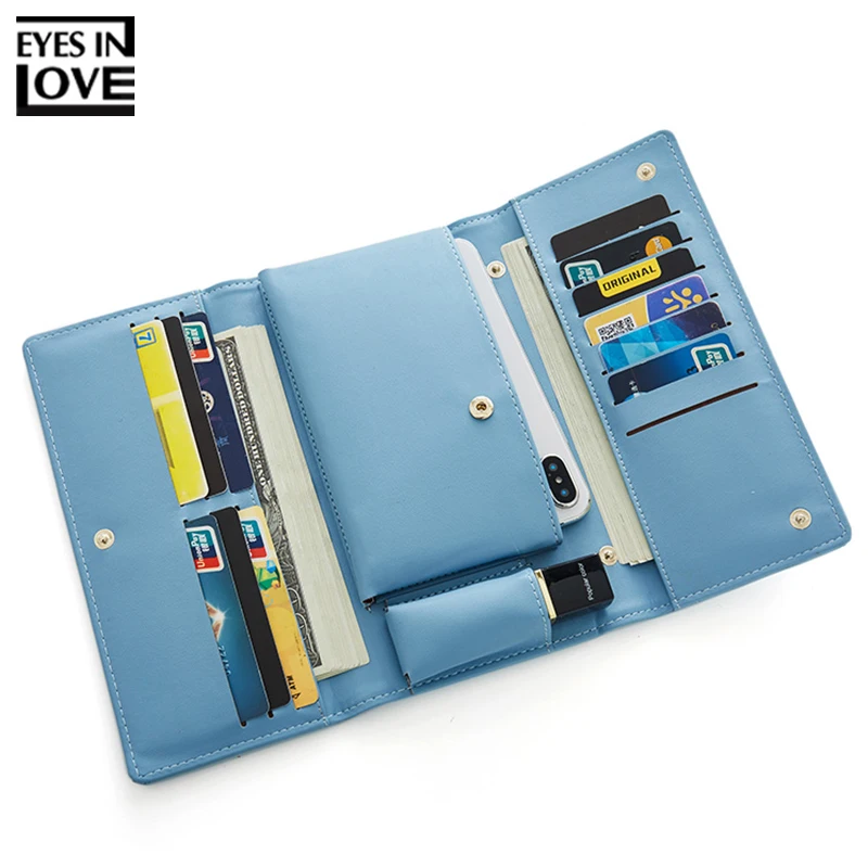 Многофункциональная маленькая сумка через плечо и клатч для женщин кошелек