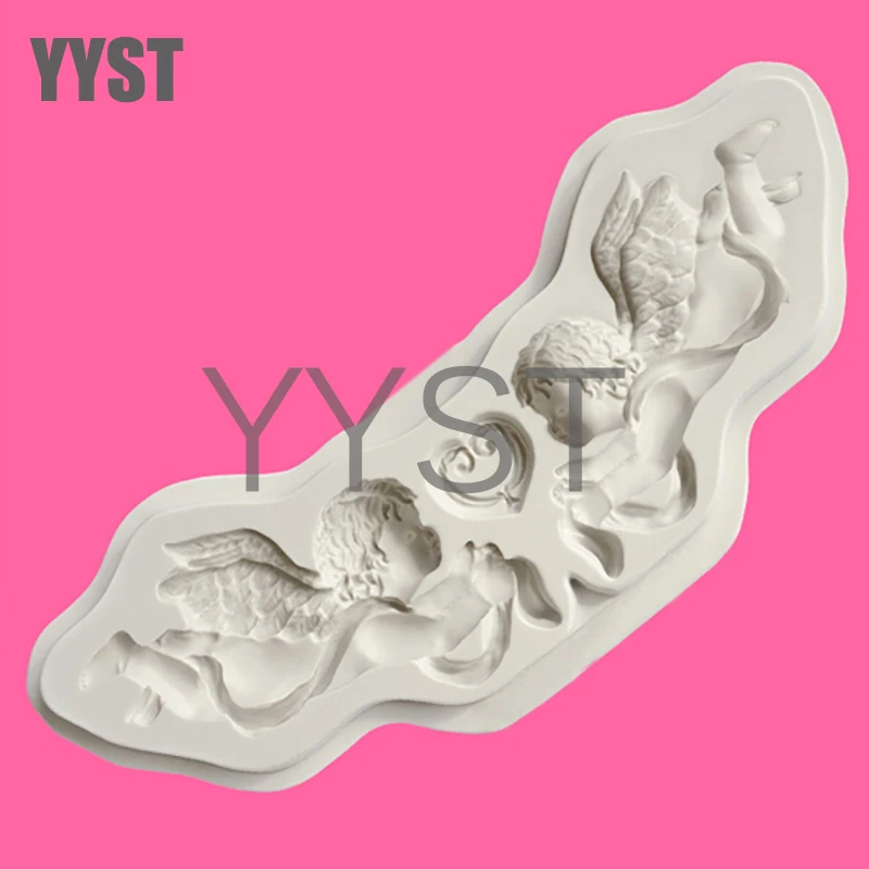 Yueyue Sugarcraft 1 шт. силиконовая форма с изображением ангела помадки формы для