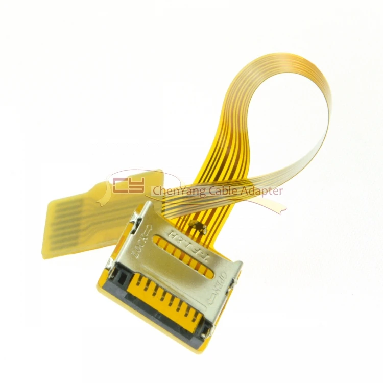 Chenyang-Cable CY Micro SD TF карта памяти Комплект мужчин и женщин расширение мягкий плоский FPC кабель удлинитель 10 см