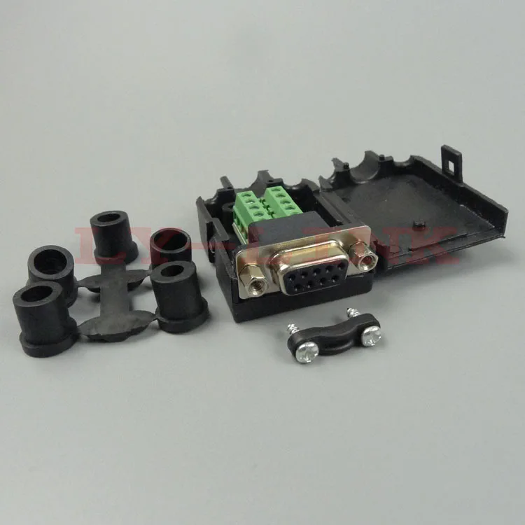 Новый стиль DB9 COM порт RS232 женский разъем с задней стороной винтовой разъем|connector
