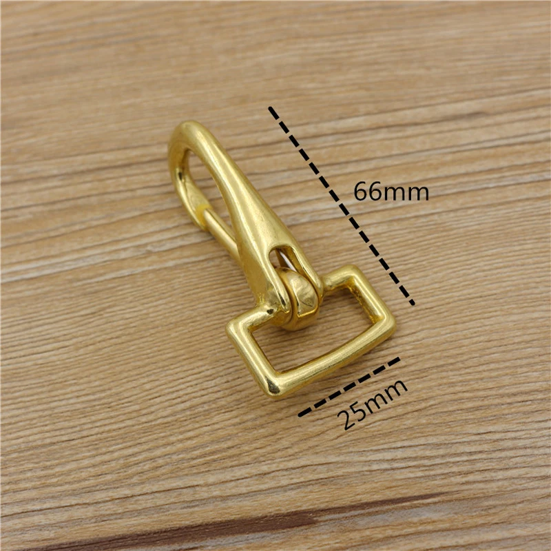 4 размера Твердый латунный материал кожаный ремень Крюк Пряжка плоское кольцо DIY