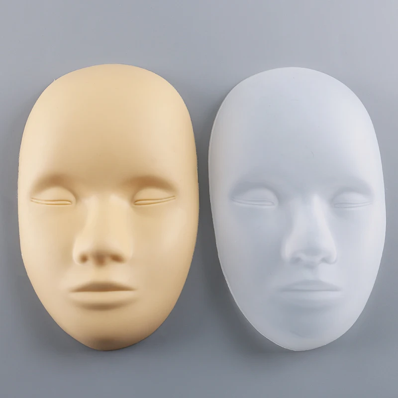 Переносная мягкая модель силиконовый манекен для головы плоская голова