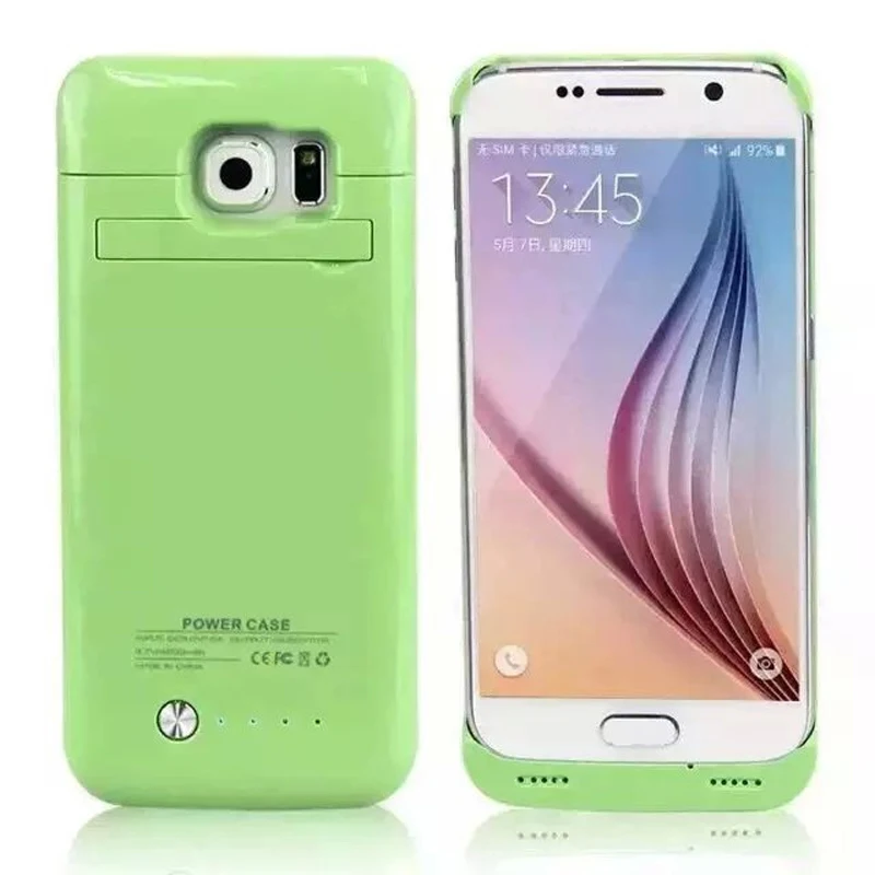 Расширенный чехол с аккумулятором 4200 мАч для Samsung Galaxy S6 S 6 зарядным устройством|case