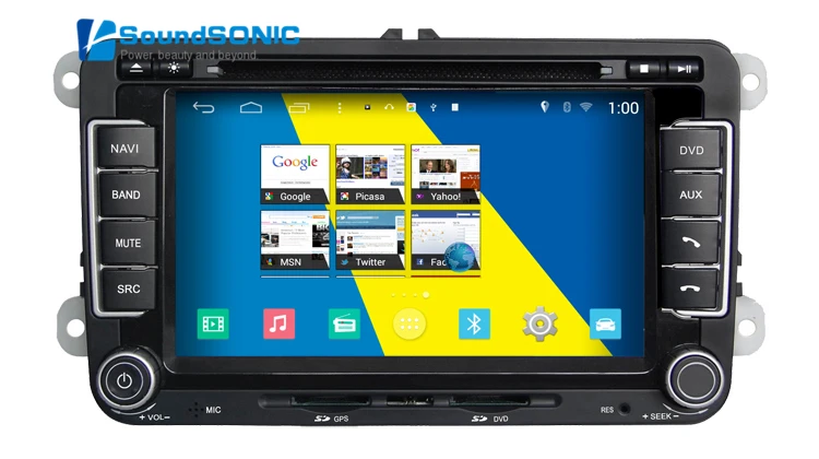 S160 для Volkswagen Touran GP Android 4.4.4 Автомагнитола Стерео Радио DVD gps навигация Sat