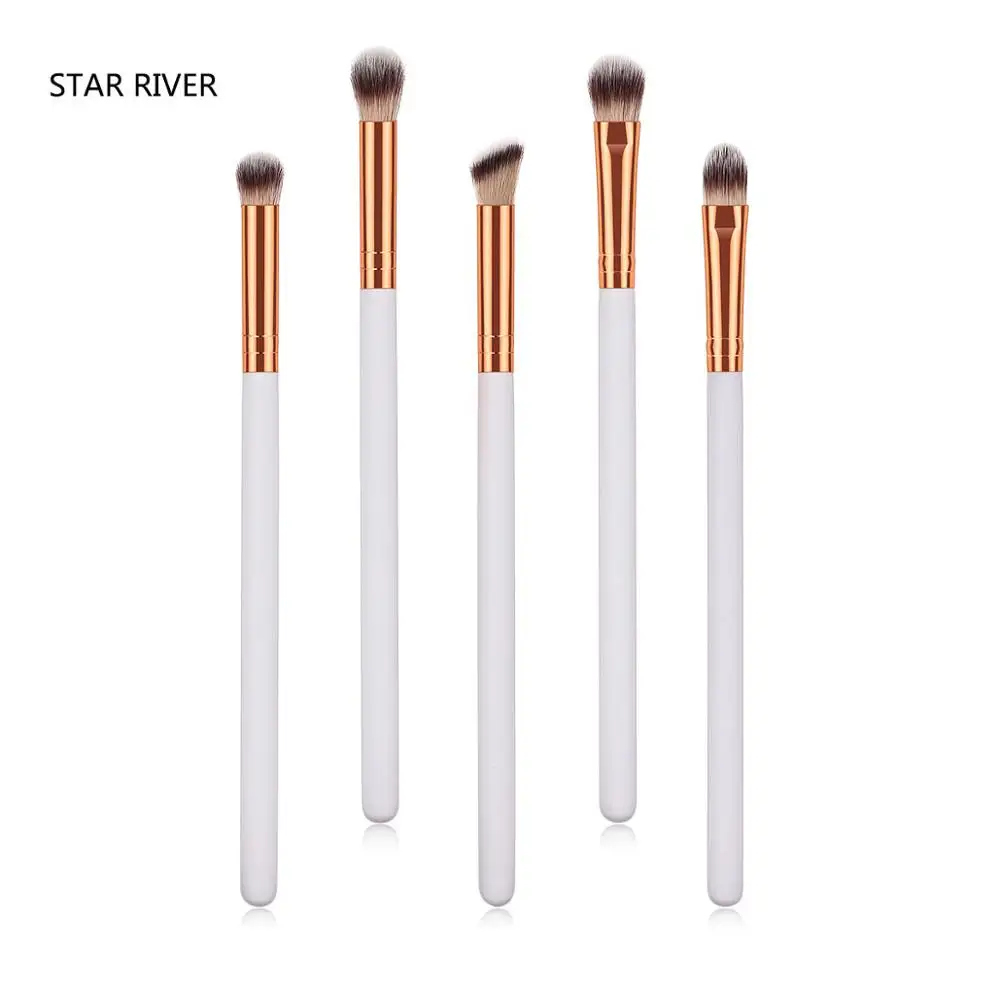 5 шт. набор кистей для макияжа глаз растушевки теней | Красота и здоровье