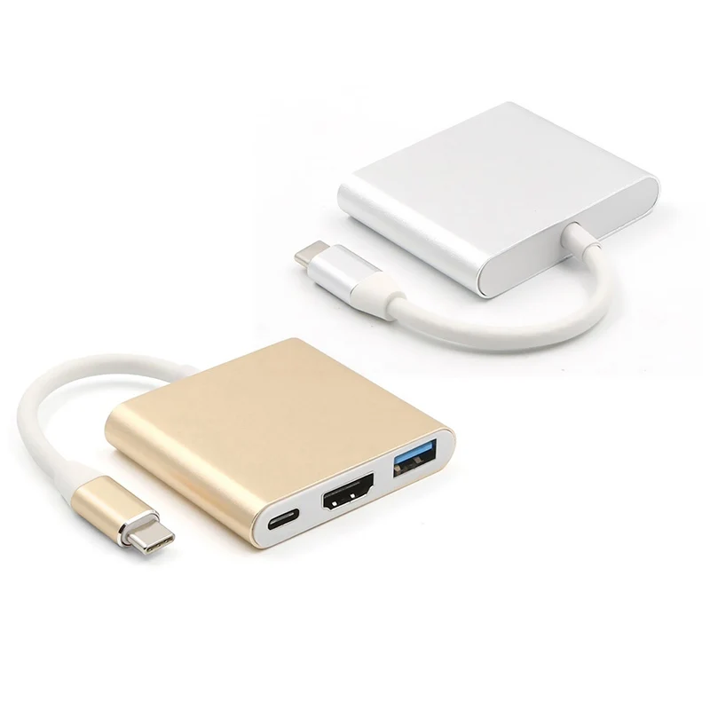 Новый портативный 1080P Type C к HDMI док станции для переключателя ТВ конвертер адаптер