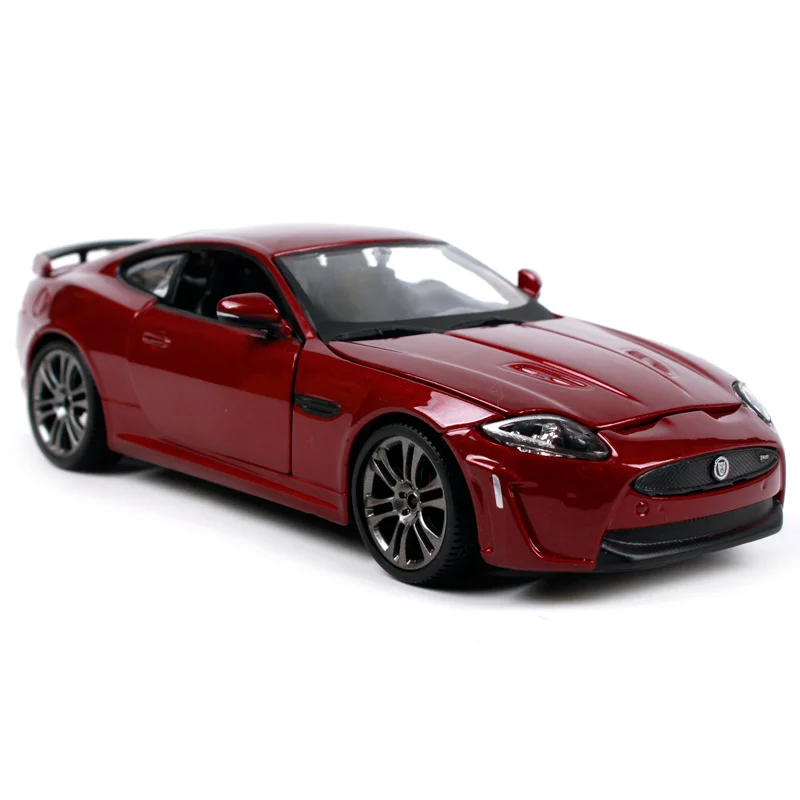 Модель литая автомобиля Bburago 1:24 JAGUAR XKR S ROADSTER винно красного цвета новая игрушка в