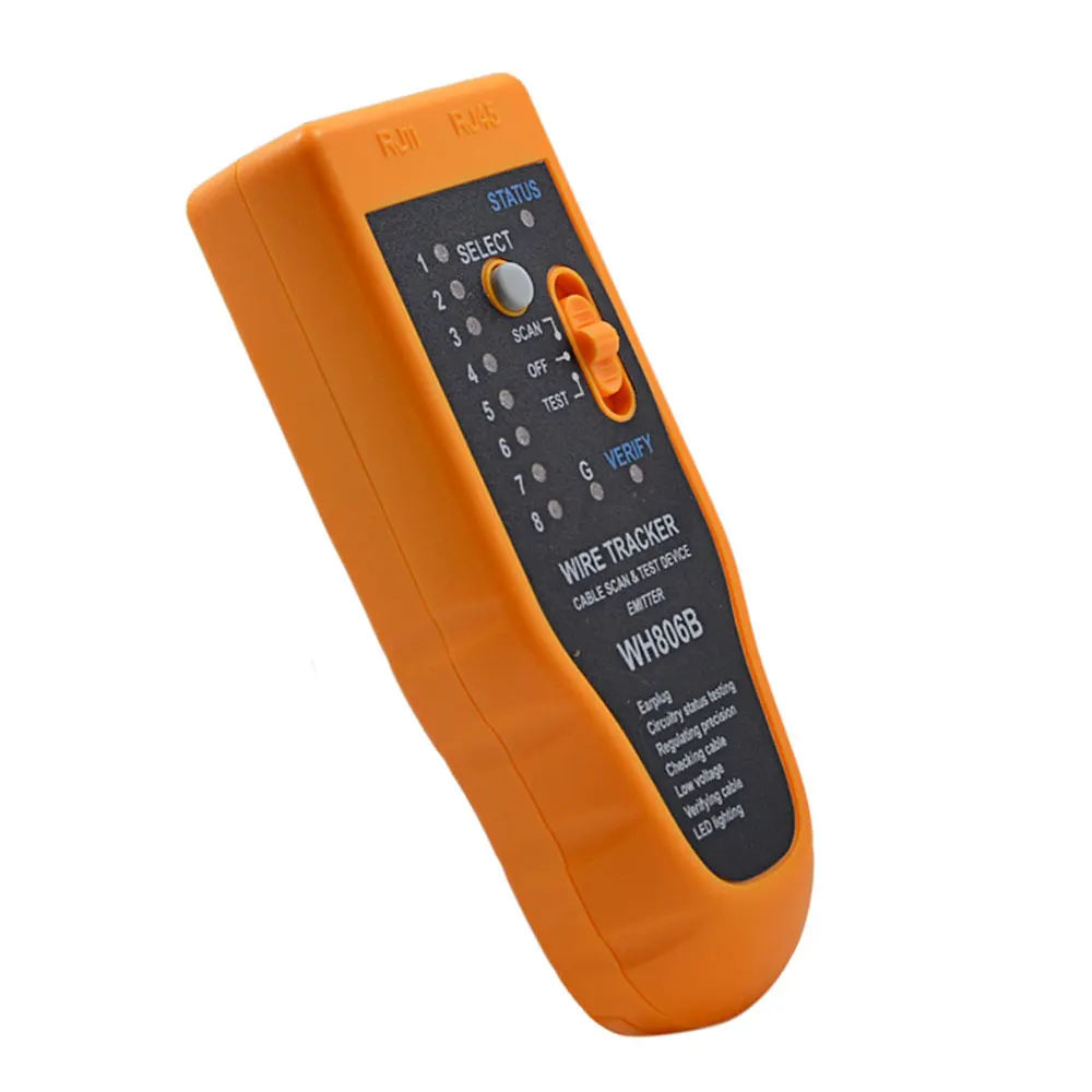 WH806B тестер сетевого кабеля RJ45 Lan RJ11 беспроводной UTP LAN ремонтный сетевой Cat5 Cat5E
