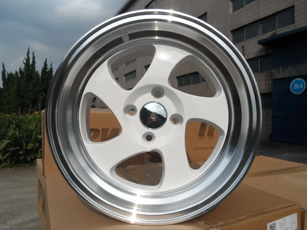 15x8 0 TMB стильные шахматные колесные диски W014|rim style|rim whiterims wheels |