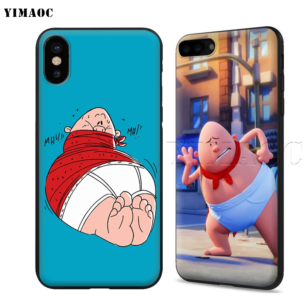 YIMAOC Captain Underpants Soft Case for Apple iPhone SE 2020 5 5s 6 6s 7 8 Plus XR X Xs 11 12 Pro Max mini | Мобильные телефоны и