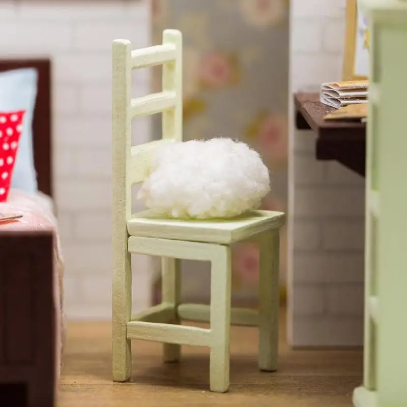3D деревянные DIY Мини кухня Кукольный дом собрать Miniaturas кукольный домик развивающие игрушки модель ремесла строительные наборы подарки на день рождения