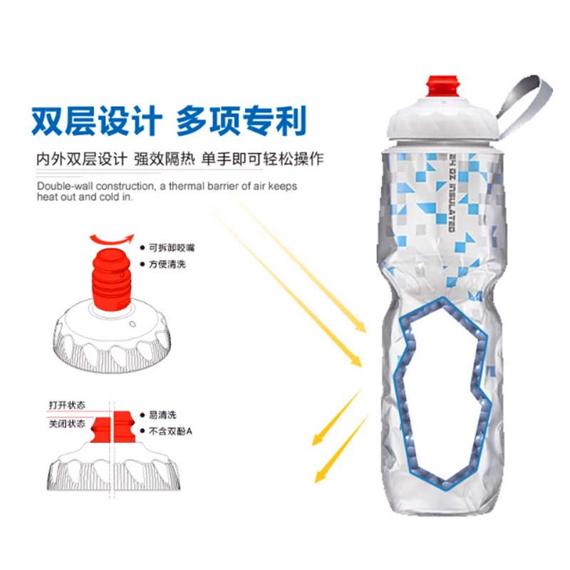 Полярный горшок для воды Polarbottle горный велосипед Спортивная водяная чашка езды