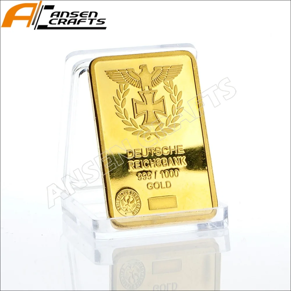 

1oz Gold Layered Deutsche Reichsbank Bullion Ingot Bar