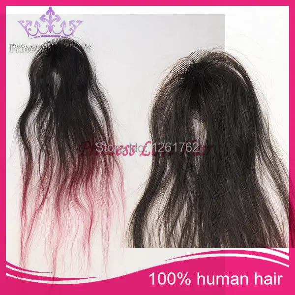Virgin Brazilian Hair Ombre Extensions With Closure natural wave 1b#99j#Burg Three Tone 6 bundles lot |