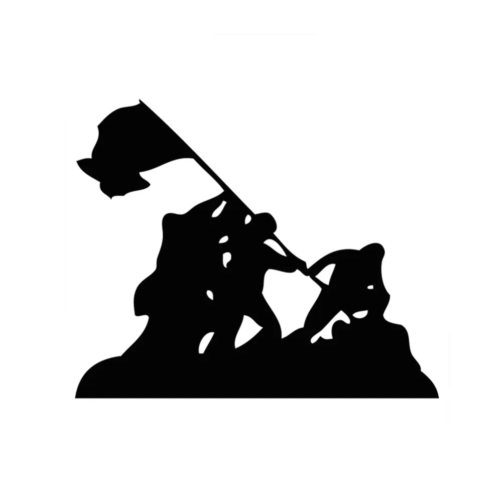 Lwo Jima WWII силуэт виниловая наклейка автомобильная заднее лобовое стекло бампер