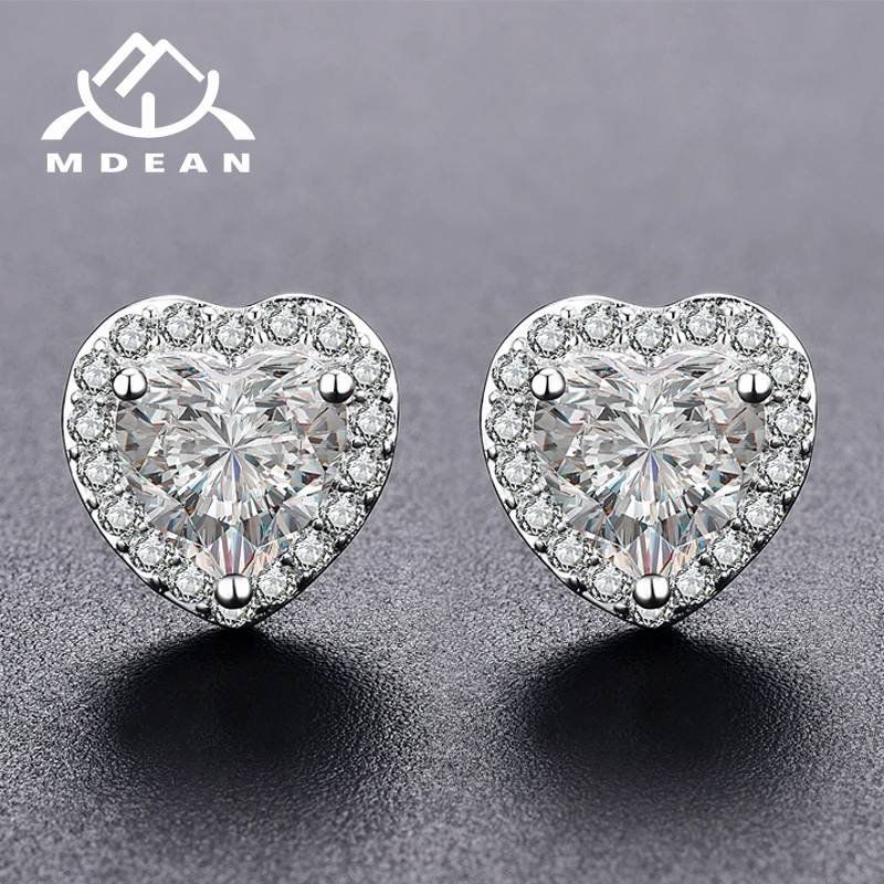Женские серьги гвоздики из циркония цвета белого золота|stud earrings|stud earrings for womenearrings