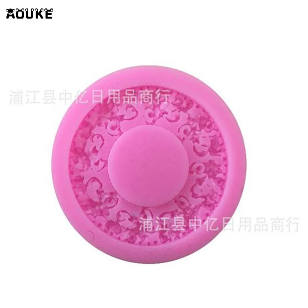 Восстановление древних способов узор 3D Круг Силиконовые формы кондитерские