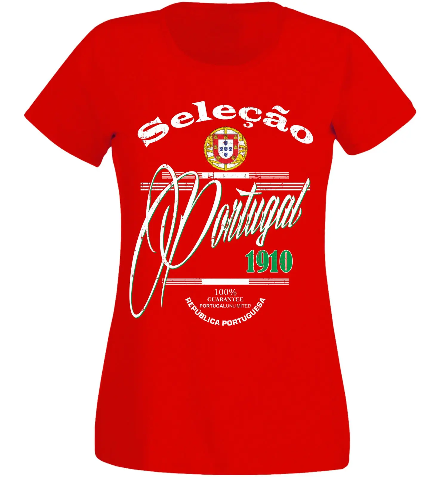 

2019 Женская идеальная качественная повседневная одежда для женщин футболка Португалия женская футбольная рубашка