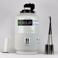 u s solid 10 l liquid nitrogen container cryogenic ln2 tank cattle semen dewar 6 canisters