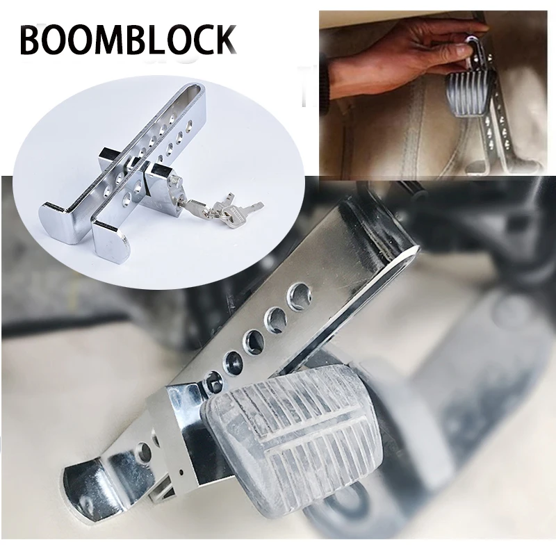 BOOMBLOCK 1 комплект Автомобильный Противоугонный замок тормозной стальной для Peugeot