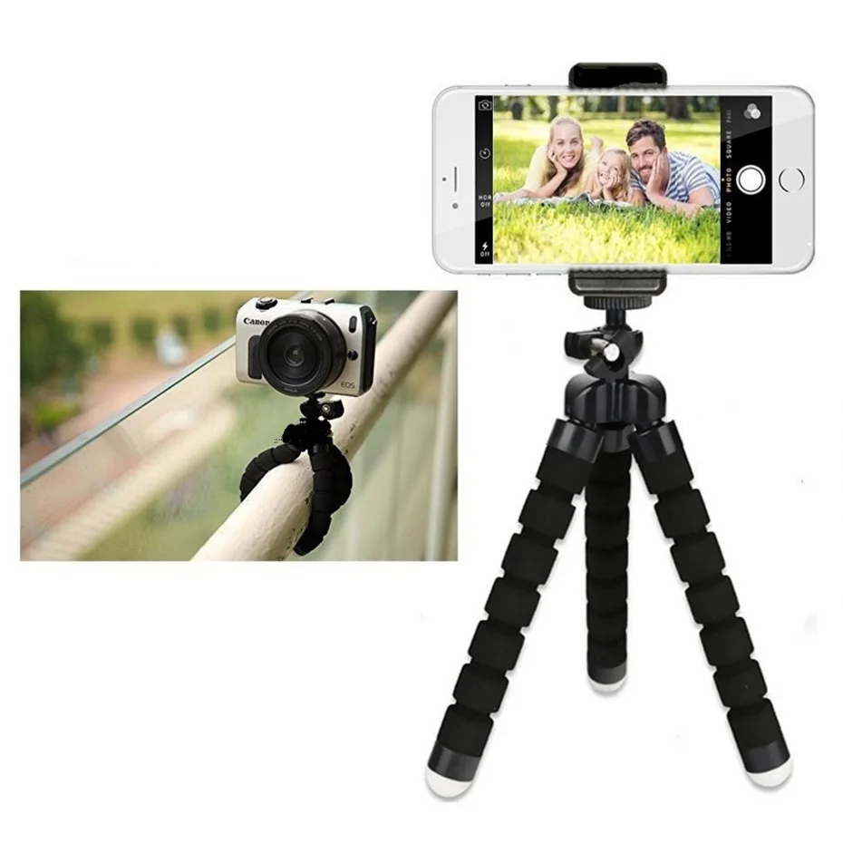 Мини Гибкий губчатый Осьминог штатив Gorillapod для смартфона подставка держатель