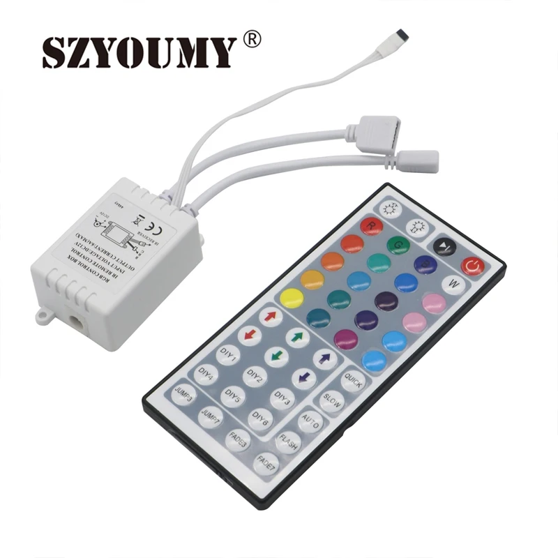 SZYOUMY 50 шт. светодиодный RGB-контроллер 12 В постоянного тока 44 клавиши/24 клавиши