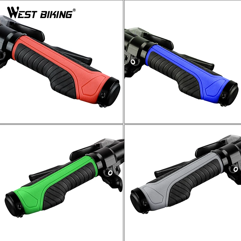 WEST BIKING резиновые противоскользящие Грипсы для руля велосипеда|Упоры рук на руль