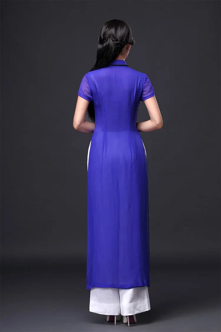 Брюки женские шифоновые с широкими штанинами и воротником-стойкой | Тематическая