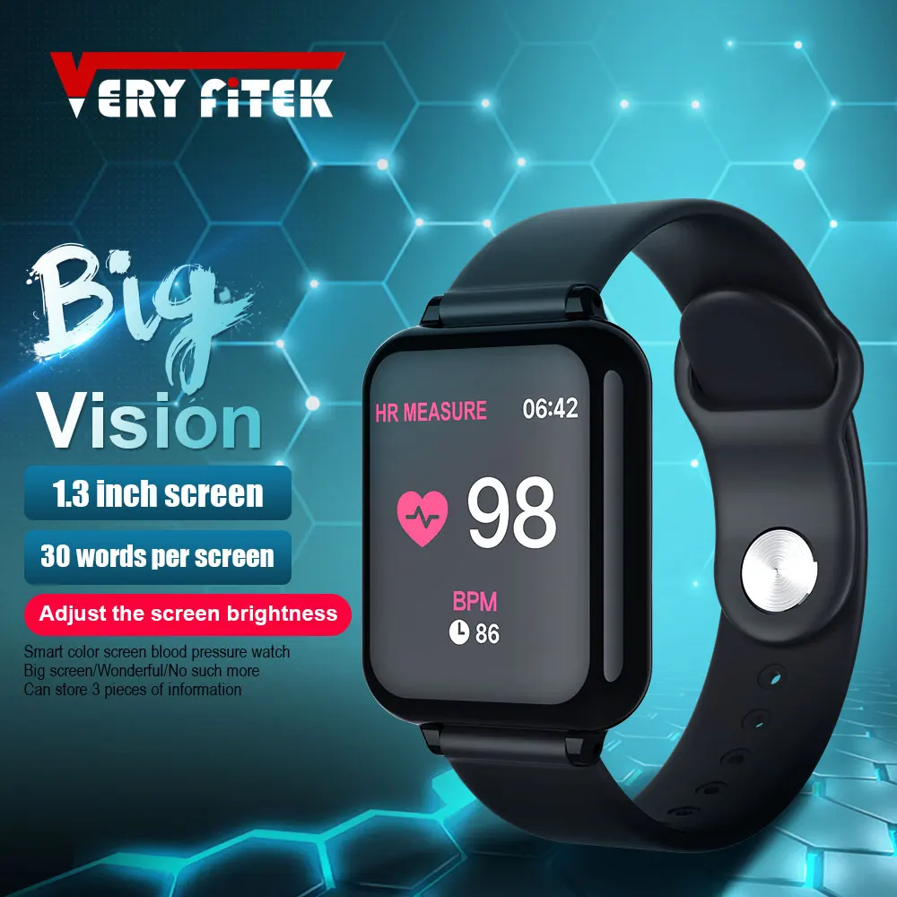 Смарт-часы VERYFiTEK AW4 для мужчин и женщин, монитор сердечного ритма, фитнес-браслет, часы, кровяное давление, кислородные Смарт-часы B57