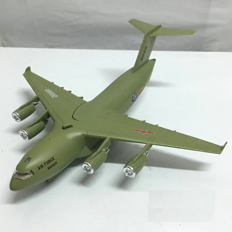 Высокая имитация сплава Boeing C17 транспортный самолет откатный светильник со