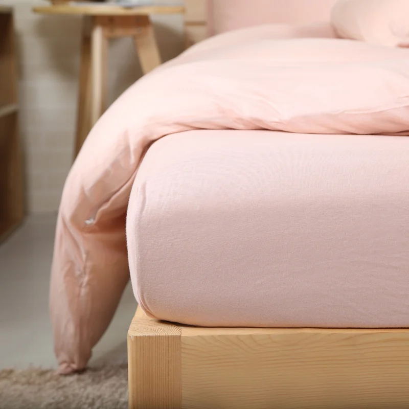 Трикотажная ткань из мягкого 100% хлопка 4 шт. элегантный розовый для девушек и