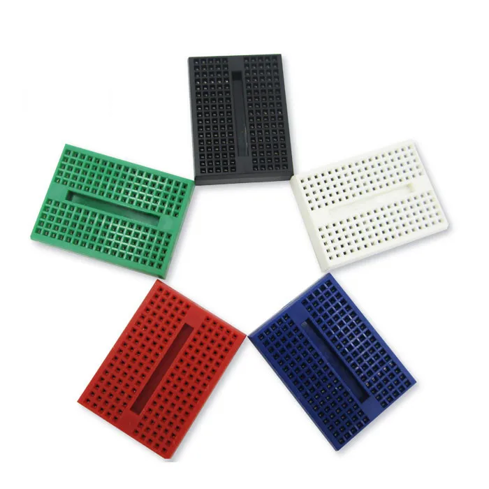 

new 50pcs/lot SYB-170 Solderless Prototype Experiment Test Mini Breadboard SYB 170 Tie-points 35*47*8.5mm