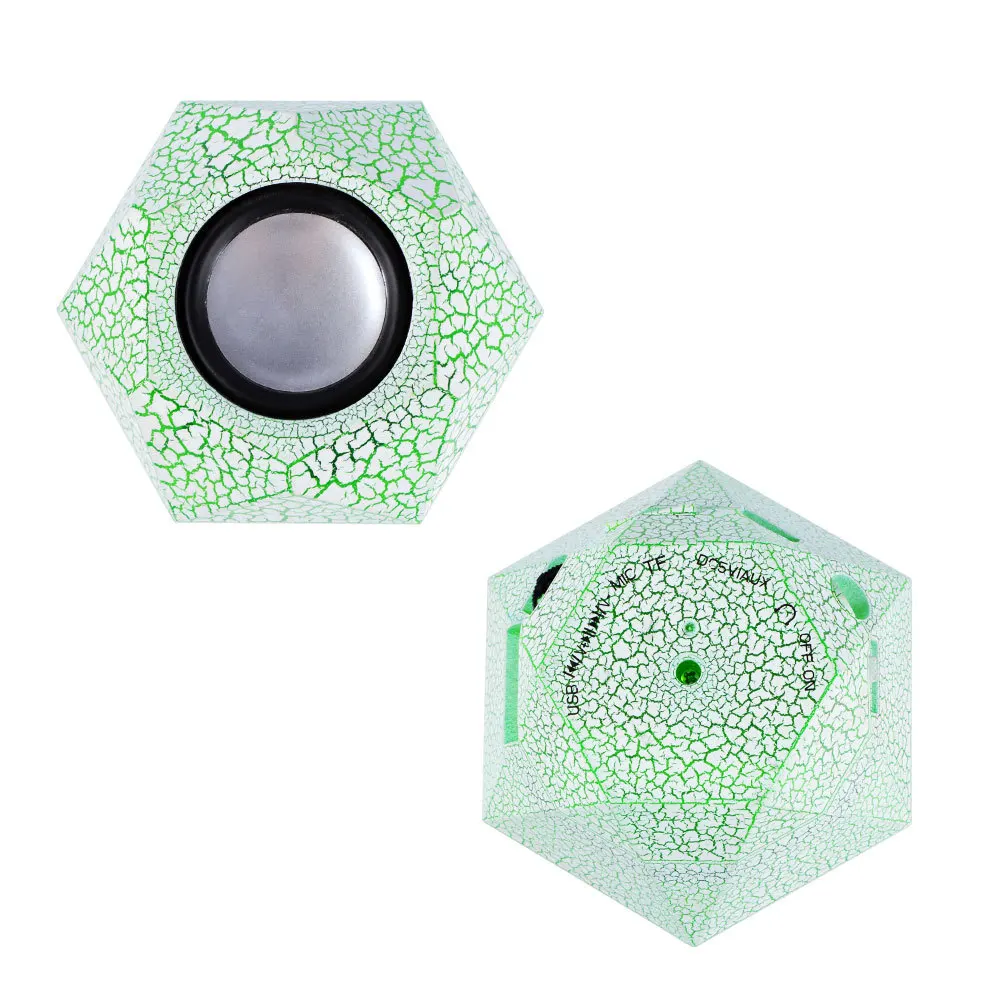 Mini Bluetooth Stereo Speakers Portable Wireless Small Cracked Diamond Music Loudspeaker 640 Support Calls/FM/AUX/TF/USB Drive |