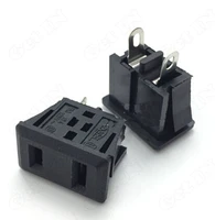 10pcs 100pcs american outlet socket ac power connector adapter 2p charging ac jacks high quality