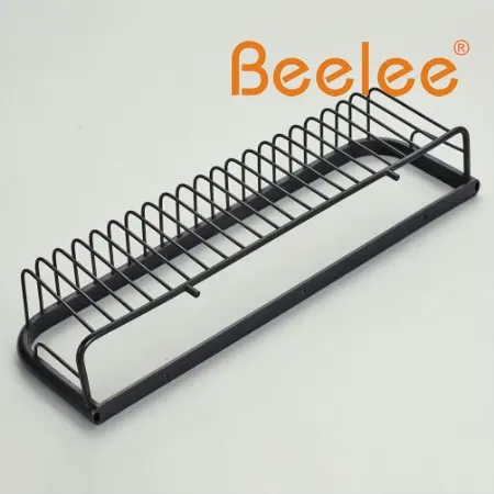Beelee Modern Wall Mount Solod Brass Shower Basket and Storage Caddy Soap Wire Holder Oil Rubbed Bronze Finish | Обустройство дома