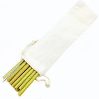 reusable natural bamboo drinking straws biodegradable straw pack alternative to plastic zero waste assorted bamboo straw