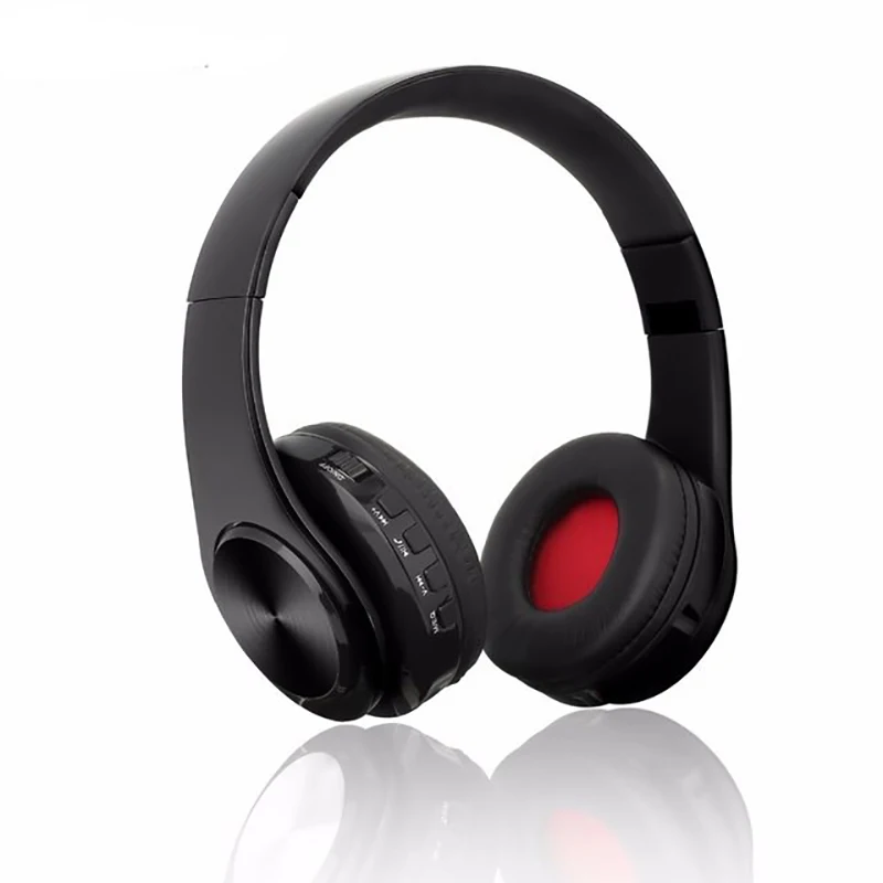 Wireless Headphones Bluetooth-compatibleHeadset Foldable Headphone Adjustable Earphones With Microphone For PC mobile phone Mp3 |