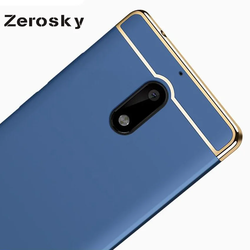 Мобильный телефон Zerosky чехол для Nokia 6 Роскошный Жесткий из поликарбоната с полным