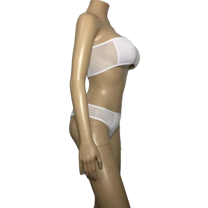 Женский сексуальный комплект нижнего белья прозрачное Сетчатое бандо